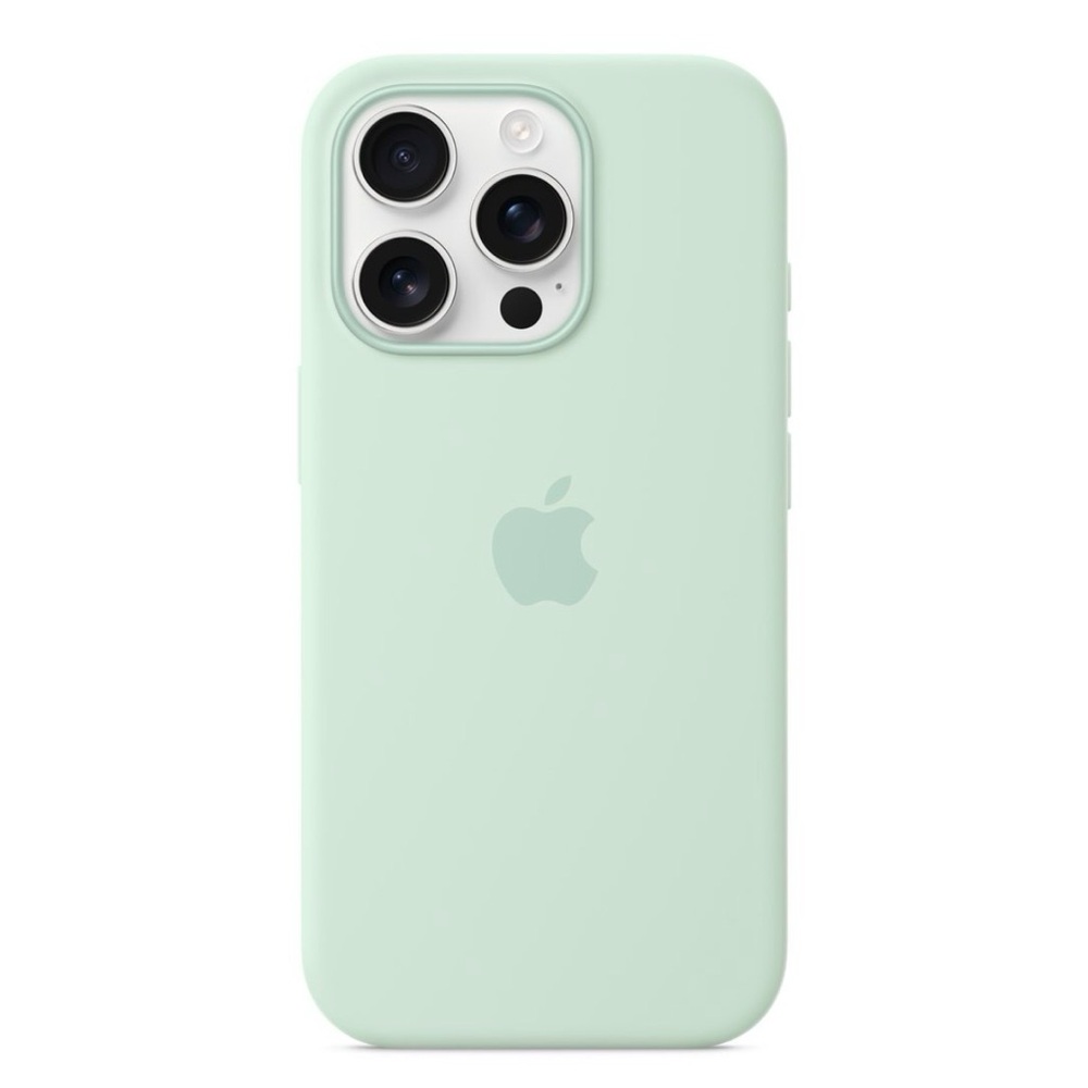 Apple iPhone 16 pro Silicone Case - Aquamarine